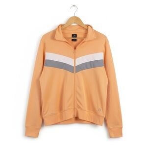 Pro Player NWOT Stretchy Orange and Gray Zip Up Active Wear Jacket